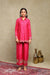Aarvi Hot Pink Hand Embroidered Banarasi Zari Co-Ord Set
