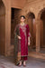 PADMINI PURE SILK HANDCRAFTED RED ANGRAKHA SET