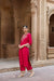 DEVYANI PURE SILK HANDCRAFTED PINK STRAIGHT KURTA SET