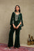 Maisha Forest Green Hand Embroidered Silk Velvet Co-Ord Set