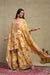 Tanisha Mustard Floral Printed Hand Embroidered Lightweight Chanderi Kaftan Set