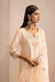 JASMINE PEACH SCHIFFLI EMBROIDERED COTTON DOBBY HANDCRAFTED KURTA SET