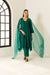 Naisha Emerald Green Cotton-Silk Chanderi Kurta Set