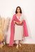 SAANJH BEIGE COTTON YARN DYED KURTA SET