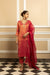 SUHANI PLUM TISSUE HANDCRAFTED KURTA SET