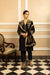 ZAHRA BLACK SILK CHANDERI HANDCRAFTED KURTA SET