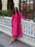 KYRA PINK SILK CHANDERI HANDCRAFTED KURTA SET